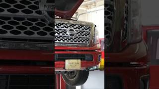 Cummins 5.0L in a Nissan Titan. Huffing and puffing