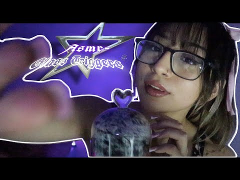 [ASMR]- Glass tapping with up close whispers *🍸*