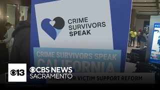 Rally at California Capitol to demand better crime victim support
