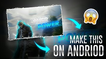 How To Make Thumbnail Like @SynzX On Andriod | Make This Amazing Thumbnail #gfx #thumbnail #tutorial