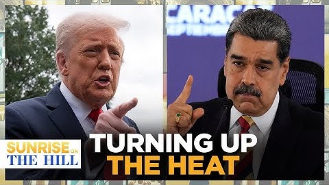 Trump Threatens Cartel Strikes In Venezuela As US Ups Presence In Caribbean | SUNRISE