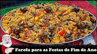 A Melhor Farofa Colorida para as Festas de Fim de Ano 🎅🌲