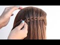 2 new waterfall hairstyle for girls | easy hairstyle | hair style girl