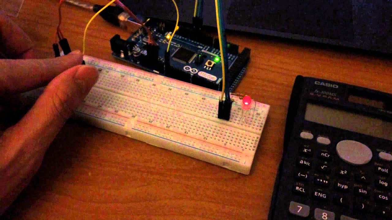 Testing Arduino Mega 2560 Temperature Circuit II - YouTube