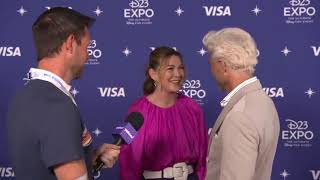 Ellen Pompeo interrupts Patrick Dempsey interview