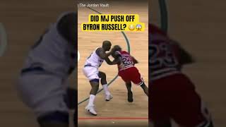 Did Michael Jordan Push Off Byron Russell? FIRST REACTION