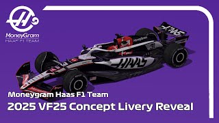 Moneygram Haas F1 VF25 2025 Concept Livery Reveal
