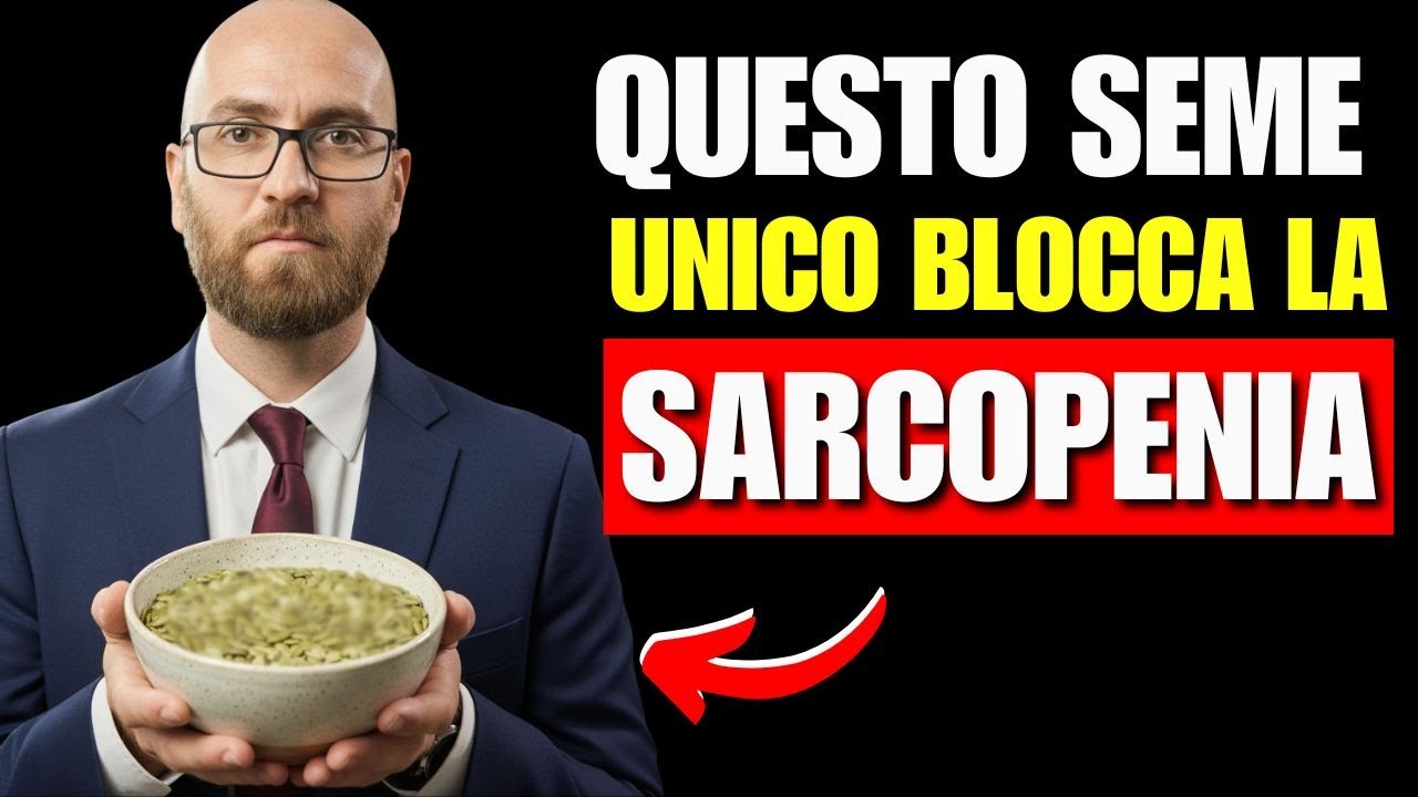 QUESTO SEME UNICO FERMA LA SARCOPENIA 💪 | Il segreto della forza dopo i 40