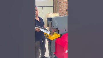 A good helper of iron workers, multi-functional joint punching and shearing machine #Ironworker