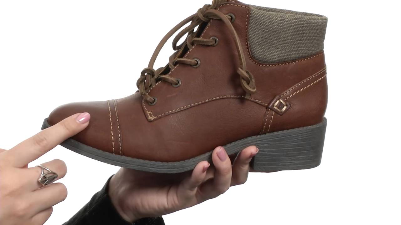 Sperry Women's Juniper Quay Ankle Bootie - Khaki Leather Ankle Boot - View #4