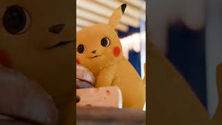 Pokémon Pikachu eats a meal in a restaurant #shorts