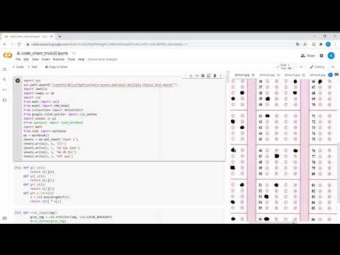 Kết quả chấm trắc nghiệm
