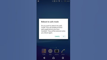 How to boot an Xperia in safe mode