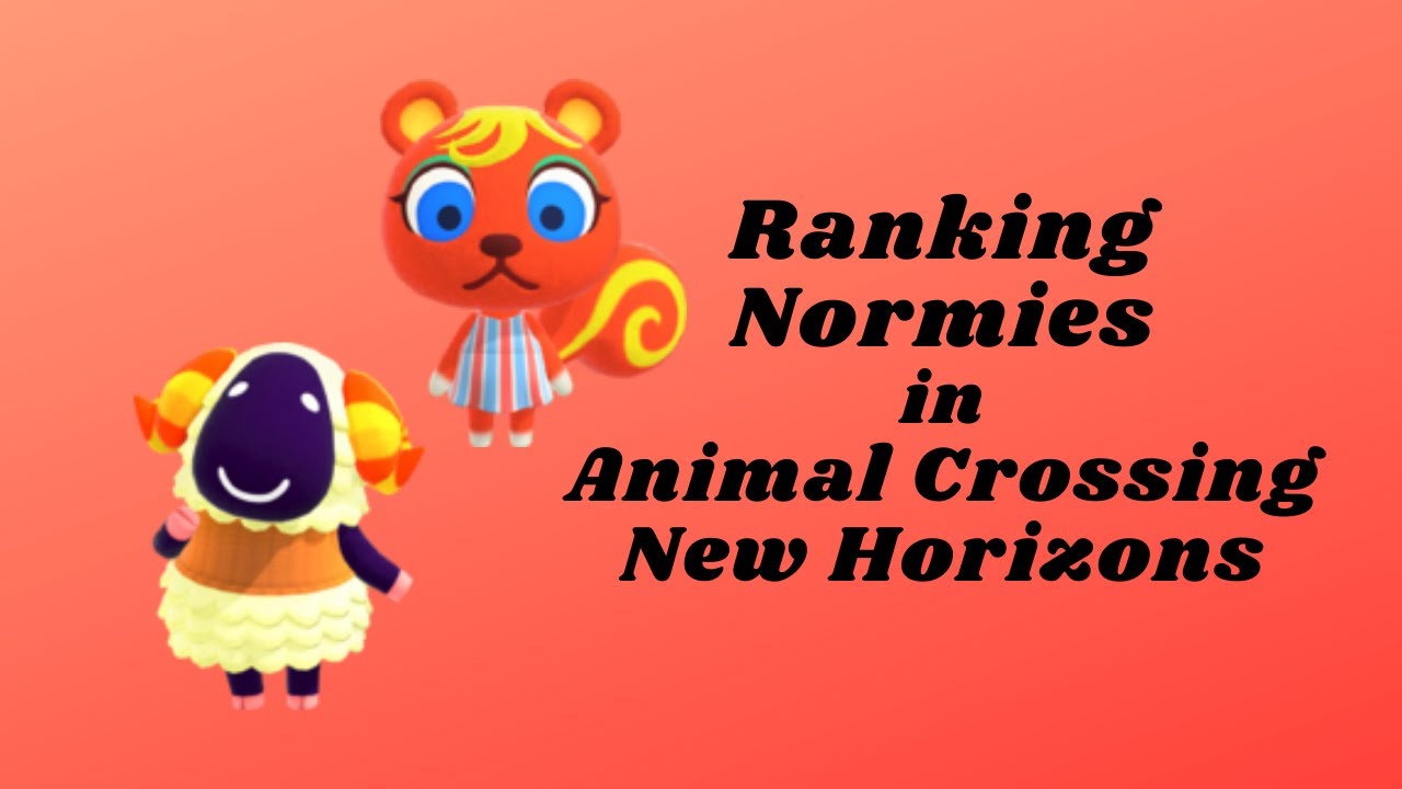 Ranking Normal Villagers in Animal Crossing New Horizons (featuring my