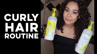 NATURALLY CURLY HAIR ROUTINE