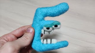 Asmr Russian Alphabet Lore E Needlefelt Wool Art