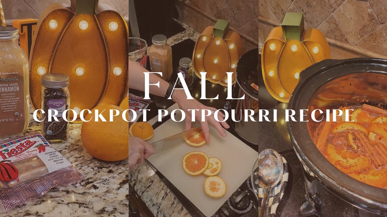 DIY Holiday Crock Pot Potpourri - Sugar and Soul