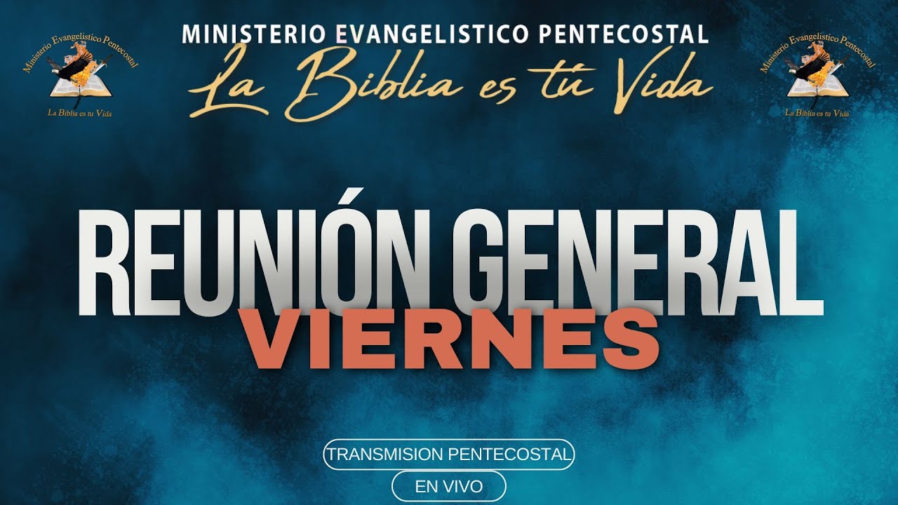 Reunión General Viernes 14/03/2025 -EN VIVO Inv: Pastor Rolando Rojas ...