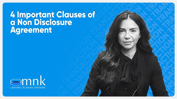 4 Important Clauses of a Non Disclosure Agreement | MNK Law (114)