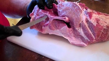 How To Debone A Pork Butt - De-Bone a Boston Butt