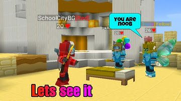 Noob became Pro after getting bully Blockman Go