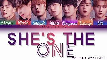 MONSTA X (몬스타엑스) - She's The One (Color Coded Lyrics /Eng)