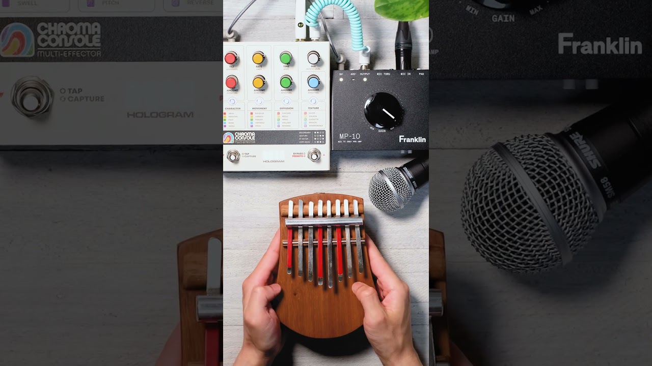 Glitched Kalimba Ambient #shorts