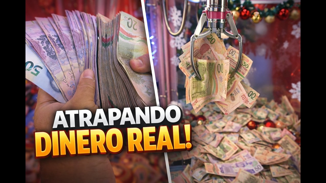 Llenamos una garra con dinero