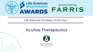 Life Sciences Company of the Year - Acuitas Therapeutics
