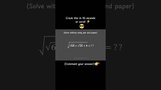 Let's solve this one 🕐🧐##dailymathsbylata #dailymaths #mathschallenge #dailyquiz @DailyMaths9