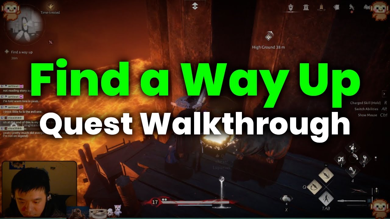 Горнило праведности | Найти путь наверх | Прохождение квеста | Там, где встречаются ветры