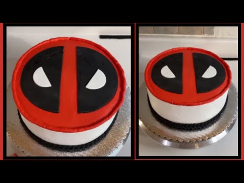 Pastel de Deadpool Facil- Deadpool Easy Cake-rubyssprinklecakes - YouTube