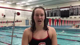 St Cloud State Swim & Dive interview with Andrea Bryson