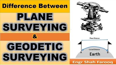 Plane Surveying and Geodetic Surveying | what is the difference between plane and geodetic survey?