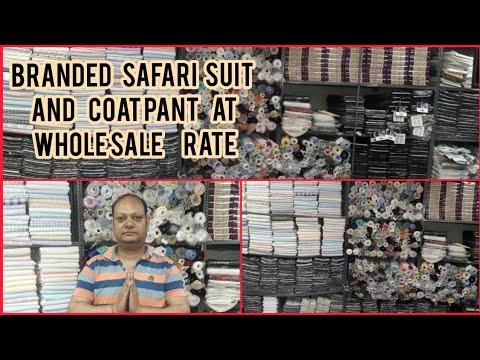 Branded safari suit & coat pant wholesale rate