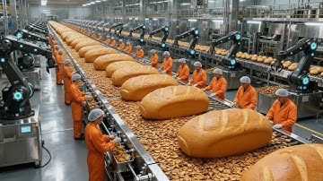 Inside a Modern Bread Factory: From Wheat Grain to Packaged Loaf Bread (Full Process)