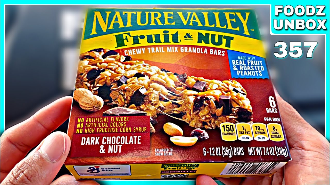 Nature Valley Dark Chocolate and Nut Fruit and Nut Bar - Foodz Unbox 357