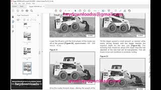 Bobcat Digger 12S 12 16 25 30 36 Operation & Maintenance Manual 6900948 05-17