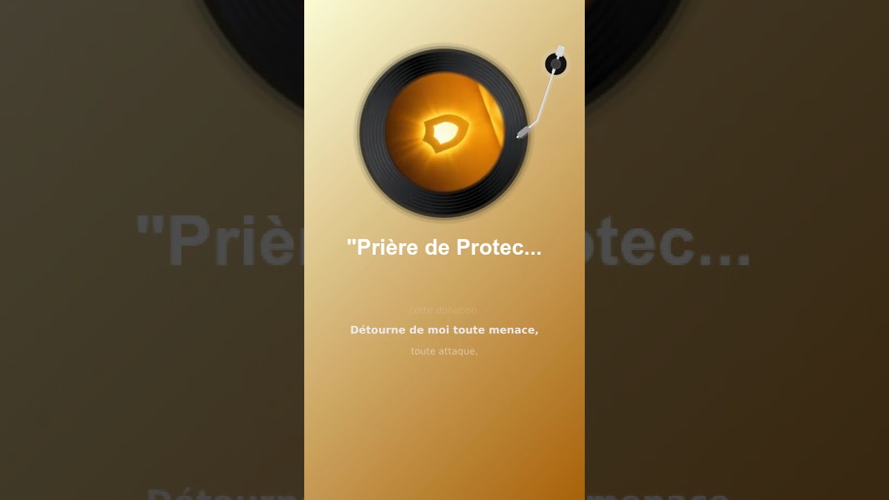 Prière de Protection Puissante  1