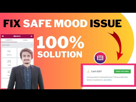 How To Fix Elementor Enable Safe Mode Error | Solved ELEMENTOR ERROR 2021