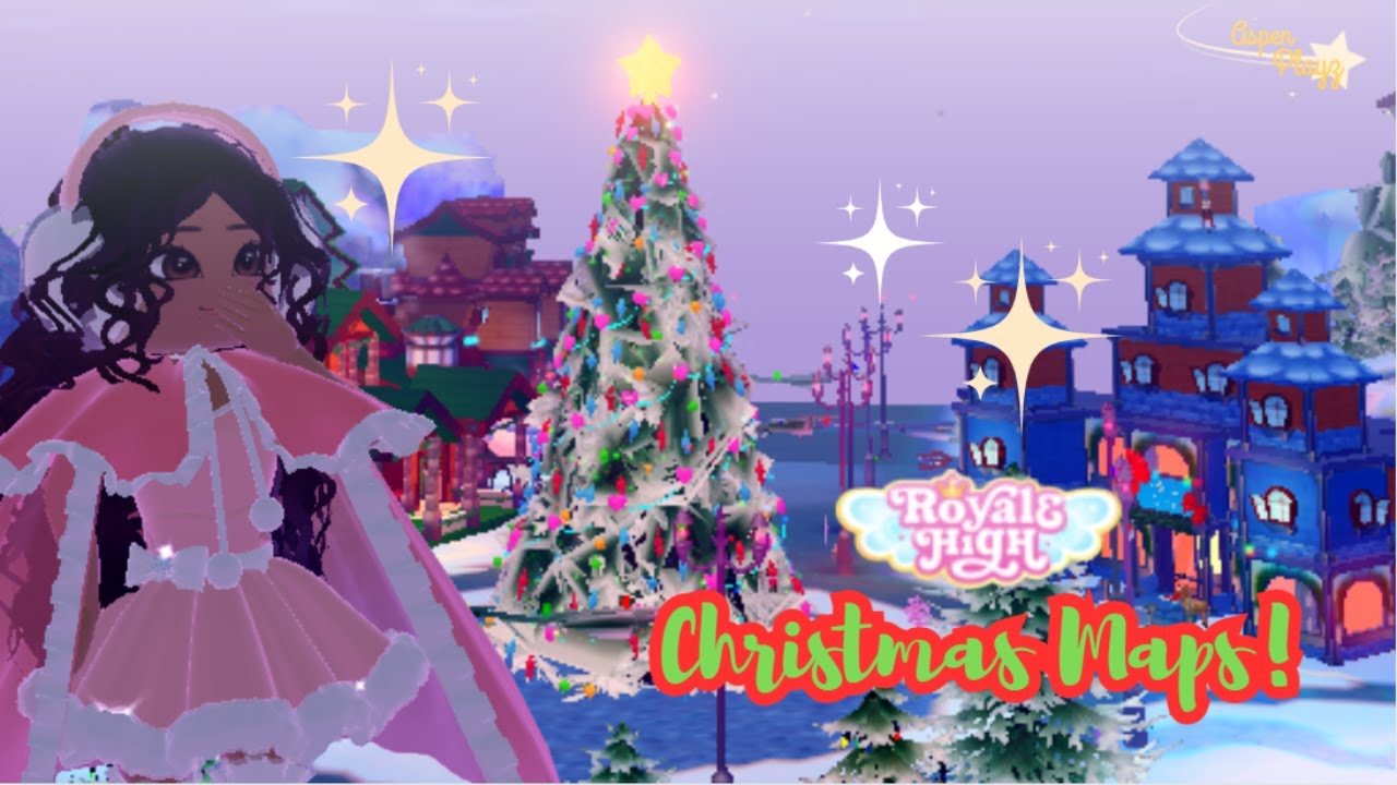 Christmas Maps In Royal High! | Roblox | Aspen Playz - YouTube