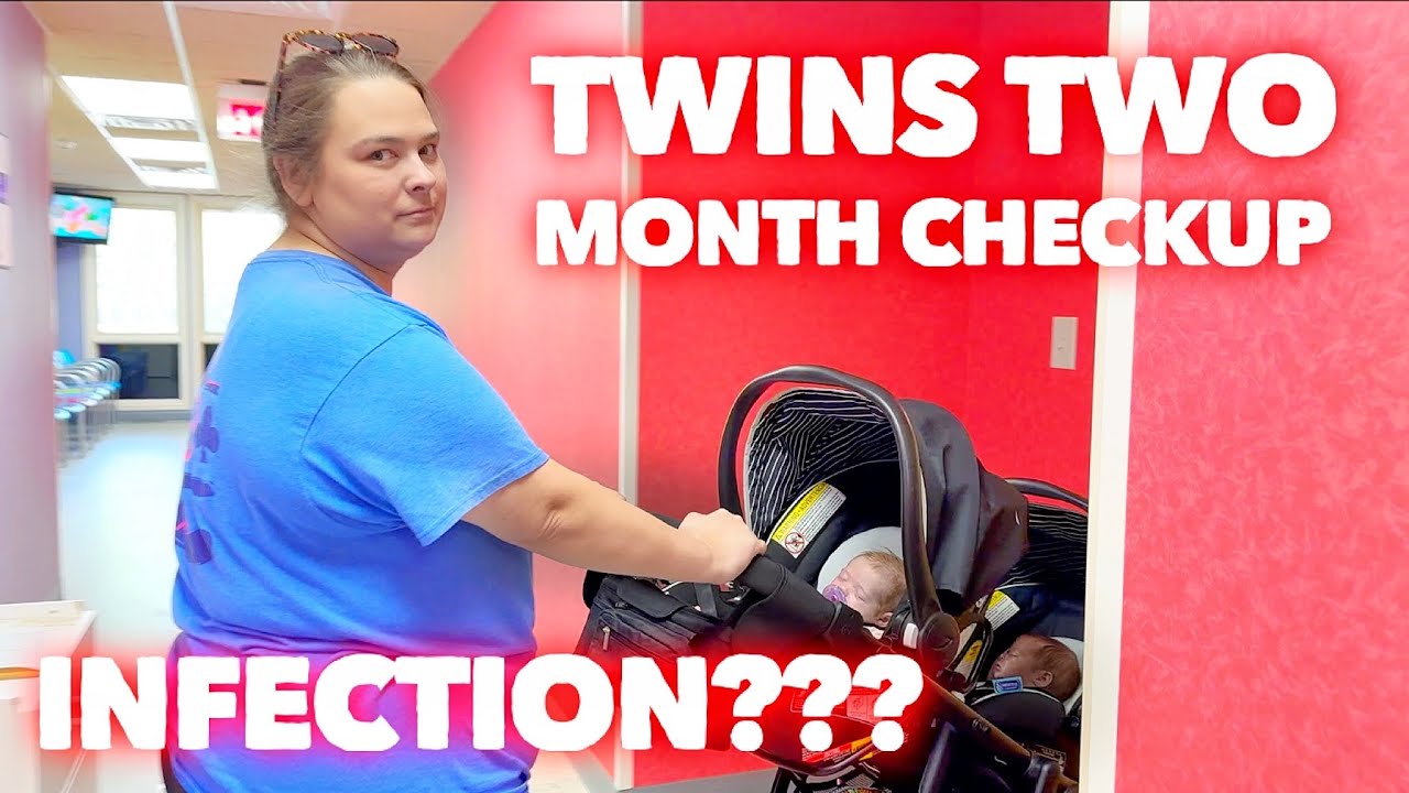 TWINS TWO MONTH CHECKUP | KIDNEY INFECTION? | Family 5 Vlogs