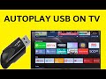 How to automatically display a usb pen drive when plugged in to your tv