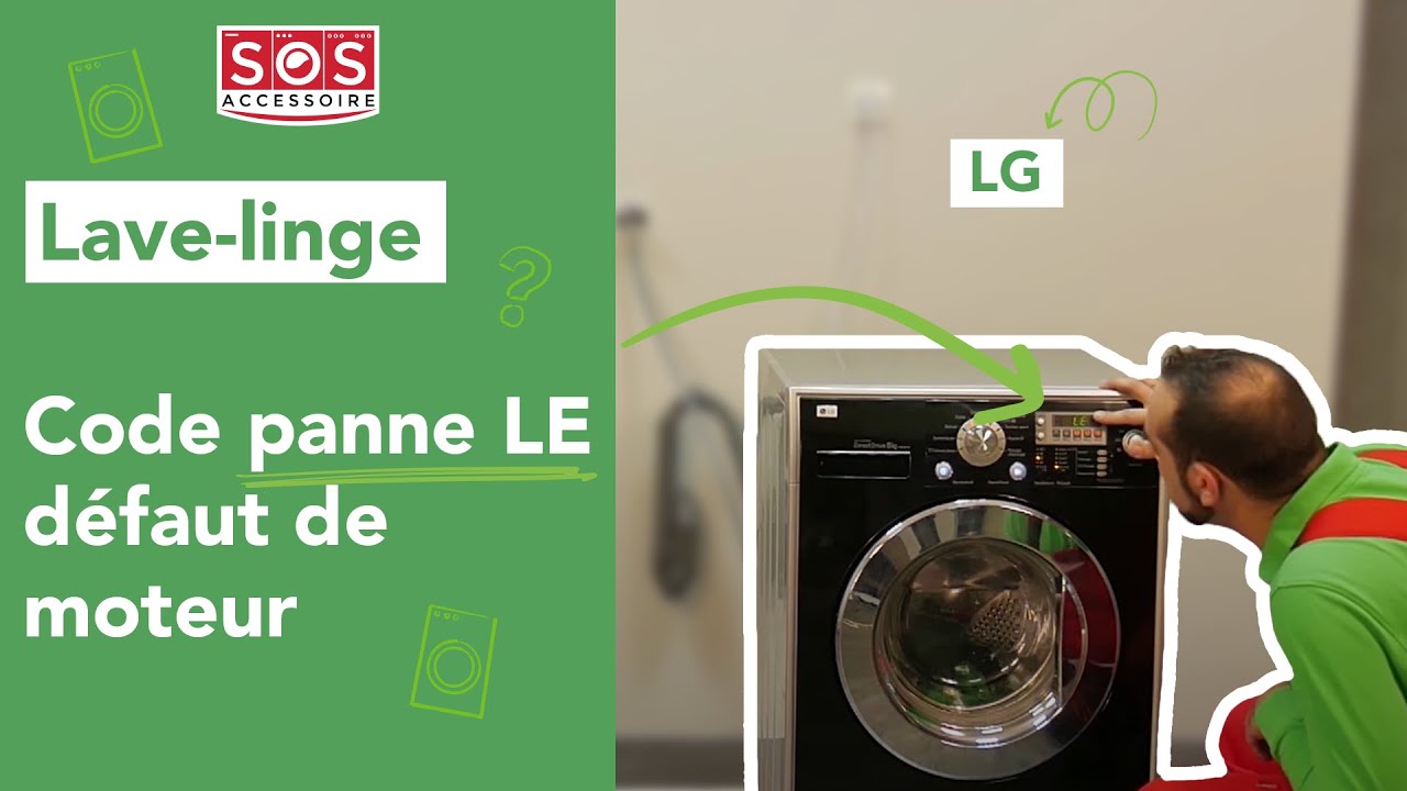 Panne lave-linge : Pourquoi mon lave-linge LG affiche un code erreur IE ?