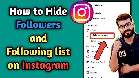 How to Hide Followers and Following List on Instagram @DrabTech