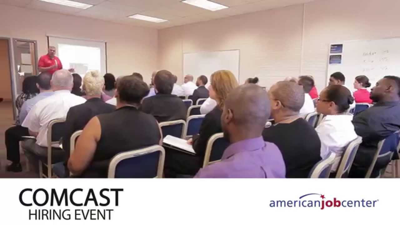 American Job Center Recruitment; StubHub and Comcast YouTube