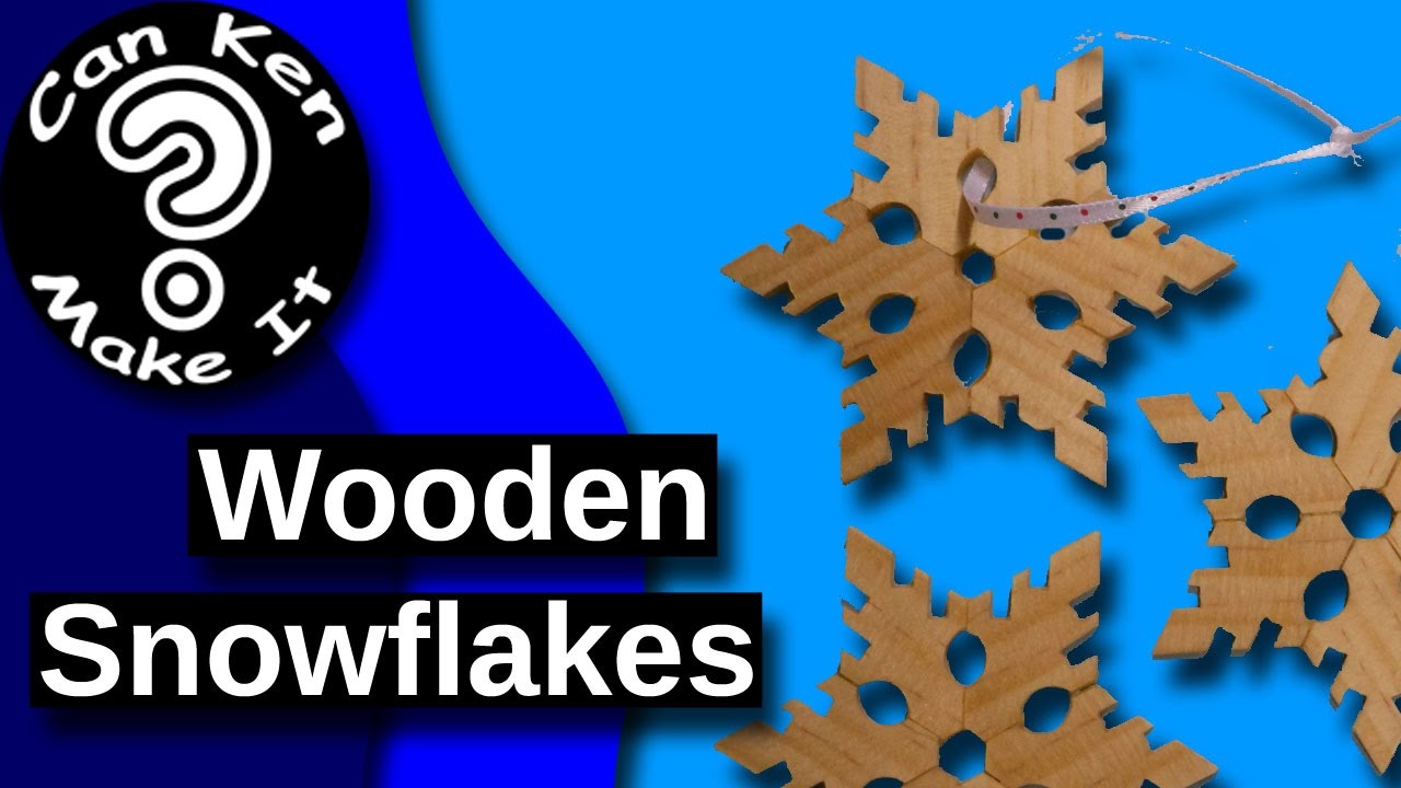 Make Wooden Snowflakes - Easy Cheap and Make Great Ornaments 
