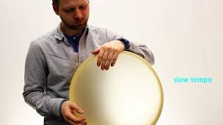 TRIPLE Basic Pattern 9 (Kanjira) - FRAME DRUM (Rahmentrommel), Instruction Book by Torsten Pfeffer