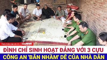 Đình chỉ sinh hoạt Đảng với 3 cựu công an 