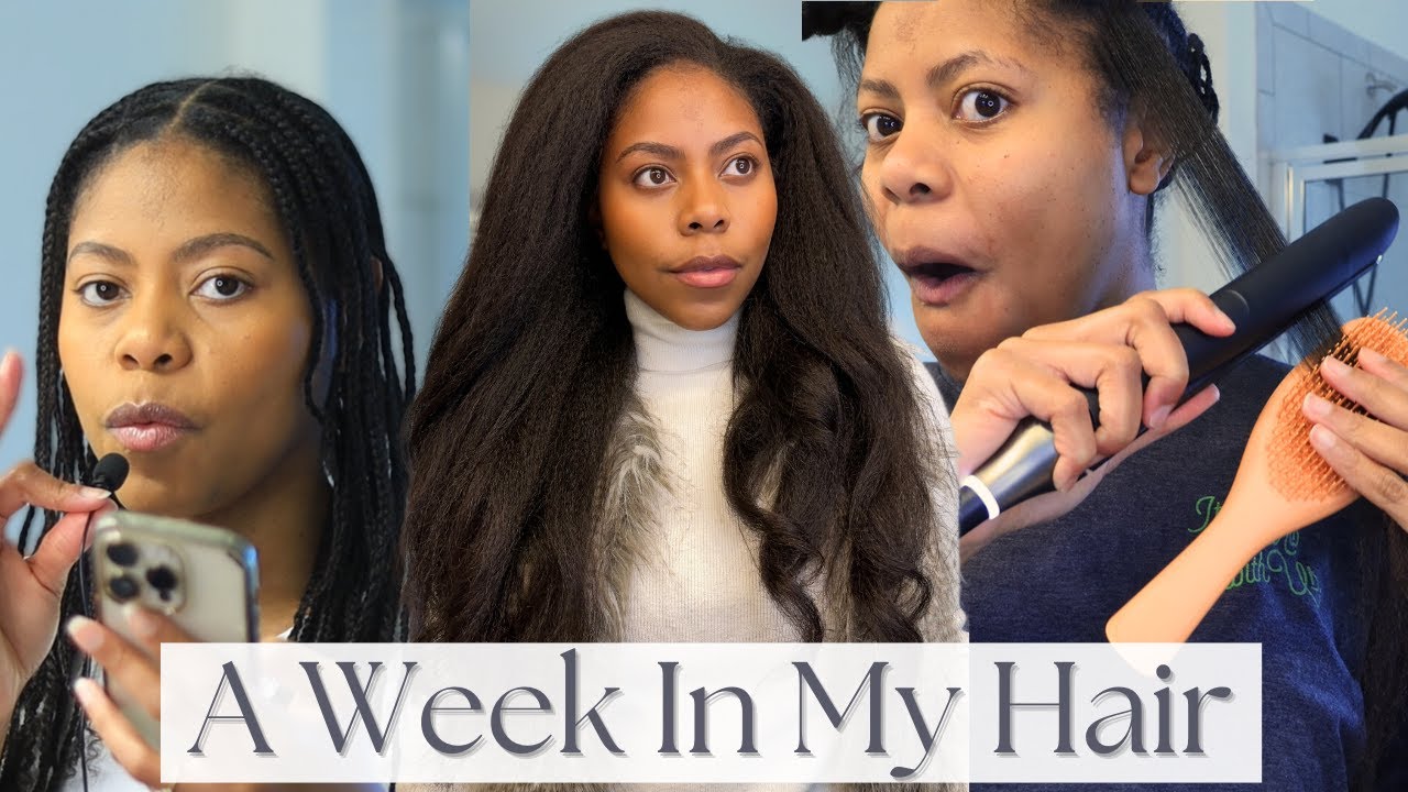 Straighten hair with GHD Chronos, moisturize & keep braids fresh ...
